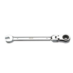 KLUCZE PŁASKO-OCZKOWE Z MECHANIZMEM ZAPADKOWYM Z PRZEGUBEM