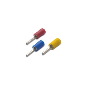 TERMINAL LUGS FOR COPPER CONDUCTORS · PVC INSULATED AND ANTI-VIBRATING FROM SHEET · ROUND PIN