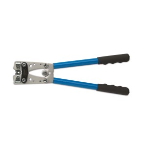 CRIMPING TOOL · WITH LONG HANDLES · FOR INSULATED DIN TERMINALS · 6÷50