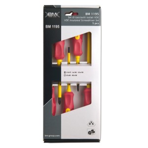 INSULATED SCREWDRIVERS · 5 PCS SET (SLOTTED + PH)