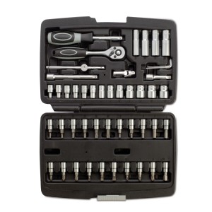 1/4” SOCKET WRENCH SET · 47 PCS