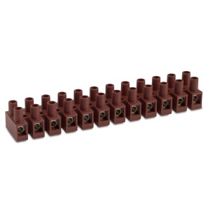 MULTIWAY TERMINAL BLOCKS · NYLON · FROM 1 TO 12 WAYS · M093 SERIES WITH FIBERGLASS AND WIRE PROTECTION