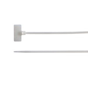 NYLON CABLE-TIES · WITH EXTERNAL MARKING PLATE