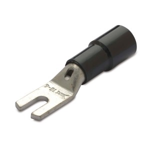 TERMINAL LUGS FOR COPPER CONDUCTORS · NYLON INSULATED · BLACK · FORK