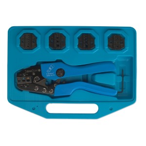 KIT · CRIMPING TOOL WITH REDUCTION AND DIES