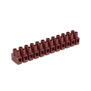 MULTIWAY TERMINAL BLOCKS · NYLON · FROM 1 TO 12 WAYS · M092 SERIES WITH FIBERGLASS AND WIRE PROTECTION