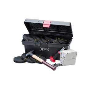 KIT: TEXTILE BANDS AND FIXING ACCESORIES WITH PLASTIC CASE